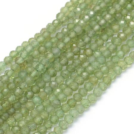Natural Apatite Beads Strands G-E411-27A-3mm-1