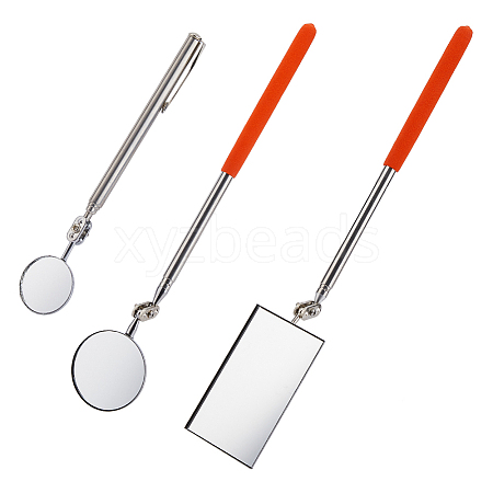 DICOSMETIC 3Pcs 3 Style Stainless Steel Pickup and Inspection Tool FIND-DC0004-80-1