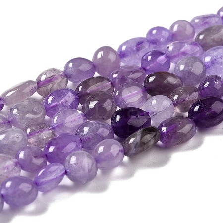 Natural Amethyst Beads Strands G-G018-01-1