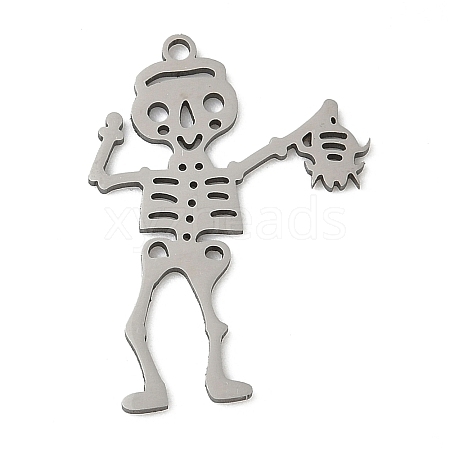 201 Stainless Steel Pendants STAS-G366-02P-01-1