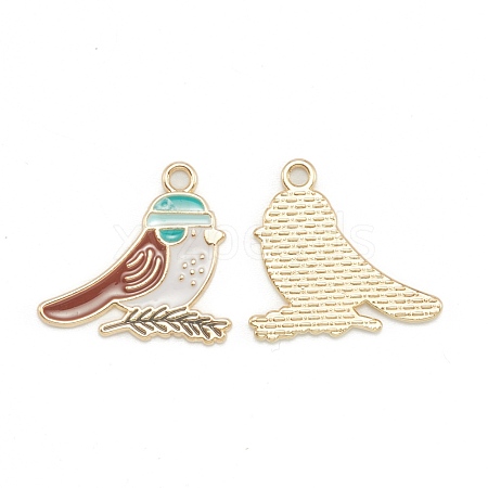 Alloy Enamel Pendants ENAM-E569-01-1