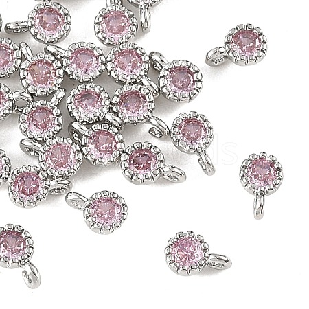 SHEGRACE Brass Pave Cubic Zirconia Charms XGRQ5K045-832P-B-1