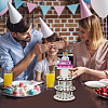 2Pcs 2 Styles Wood 3-Tier Cupcake Stand DIY-DC0003-99-5