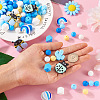  74Pcs Food Grade Eco-Friendly Silicone Beads SIL-TA0001-39-5