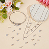 26Pcs 26 Styles Brass Micro Pave Grade AAA Cubic Zirconia Charms ZIRC-BC0001-32P-4