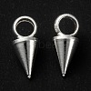 304 Stainless Steel Pendants STAS-G214-47S-04-3