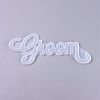 Wedding DIY Word Groom Silicone Molds X-DIY-K017-08-2