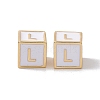 Rack Plating Brass Enamel Beads KK-B060-04G-04L-2