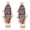 Alloy Enamel Pendants X-FIND-C037-16G-1-3