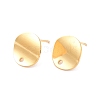 201 Stainless Steel Stud Earrings Finding STAS-B035-07G-2