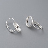 304 Stainless Steel Leverback Earring Settings LS-STAS-F191-03S-12mm-3