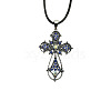 Cross Zinc Alloy Pendant Necklace VJ0126-03-1