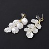 Acrylic Imitation Shell Dangle Earrings EJEW-L281-02LG-3