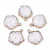 Natural Freshwater Shell Pendants SHEL-N035-001-1