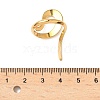 304 Stainless Steel Open Cuff Rings for Women RJEW-Z103-01G-01-3