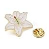 Lily Flower Enamel Pins JEWB-S025-02B-3