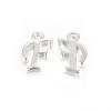 Silver Color Plated Alloy Letter Pendants LS-PALLOY-J718-01S-F-1