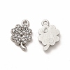 316 Surgical Stainless Steel with Crystal Rhinestone Charms STAS-G305-07P-1