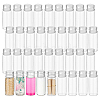 Glass Bead Storage Tubes with Aluminum Screw Lid AJEW-WH0818-009-1