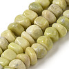 Natural Lemon Jade Beads Strands G-B078-G03-01-1