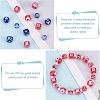 SUPERFINDINGS 48Pcs 6 Style Handmade Porcelain Ceramic Beads PORC-FH0001-11-4