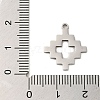 304 Stainless Steel Pendants STAS-S123-03P-09-3