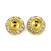 Brass Rhinestone Beads RB-F035-02G-1