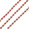 304 Stainless Steel Enamel Twisted Chains STAS-R100-40G-05-1