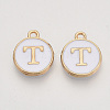Golden Plated Alloy Charms LS-X-ENAM-S118-01T-1