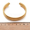 304 Stainless Steel Cuff Bangles for Women BJEW-B108-07G-5