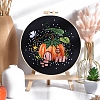 DIY Pumpkin Pattern Embroidery Kits PW-WG12806-05-1