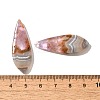 Natural Amethyst Lace Agate Pendants G-A244-07B-3