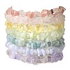 7Pcs Gemstone Stretch Bracelet Sets BJEW-JB11174-1