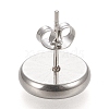 Non-Tarnish 304 Stainless Steel Stud Earring Settings LS-X-STAS-K202-05D-P-3
