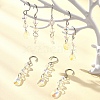 Teardrop Glass Suncatchers HJEW-FS00032-3