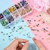 1000Pcs 10 Colors Electroplate Glass Beads EGLA-YW0005-05-5