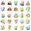 50 Pieces Paper Stickers Of Cartoon Food Cats And Dogs STIC-R001-16-3