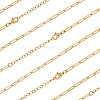 10Pcs 667 Stainless Steel Paperclip Chain Necklaces NJEW-BBC0001-48B-G-1