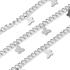304 Stainless Steel Curb Chains CHS-G041-02P-04-1