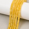 Dyed Natural Malaysia Jade Rondelle Beads Strands X-G-E316-2x4mm-30-7