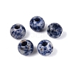 Natural Blue Spot Jasper European Beads G-Q602-09B-07-1