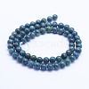 Natural Apatite Beads Strands G-F530-08-6mm-2