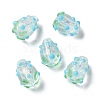 Handmade Foil Lampwork Bumpy Beads Strands FOIL-Z001-05A-2