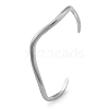 304 Stainless Steel Cuff Bangles for Women BJEW-B108-11P-4