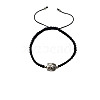 Alloy Buddha Bead Braided Bead Bracelets NI5372-8-1