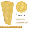 Self Adhesive Gold Foil Embossed Stickers DIY-WH0211-311-2