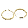 202 Stainless Steel Huggie Hoop Earrings with 304 Stainless Steel Pins for Women EJEW-M253-01A-G-2