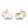 Alloy Enamel Pendants FIND-N048-024A-1