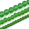 Transparent Glass Beads Strands GLAA-T032-T8mm-MD07-4