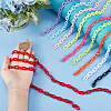   10 Strands 10 Colors Handmade Opaque Acrylic Cable Chains AJEW-PH0003-94-6